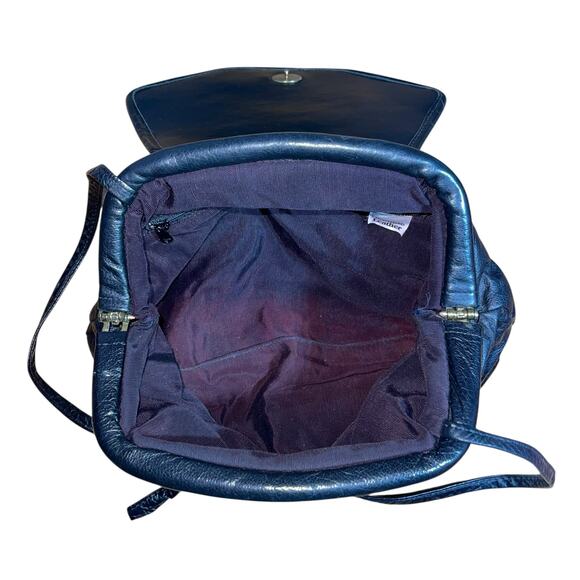 Fifth Avenue Vintage Leather Bag Snakeskin Convertible - Picture 5 of 10